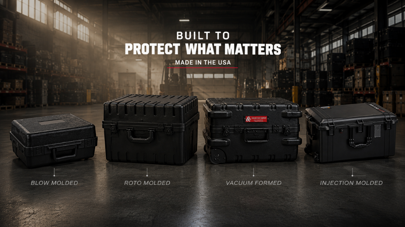 How to Choose the Right Protective Case: Blow Molded vs. Injection Molded vs. Rotomolded vs. Vacuum Formed