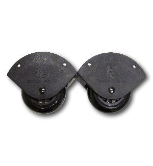 Black In-Line Wheel Kit - Chicago Case Company