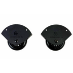 Black In-Line Wheel Kit - Chicago Case Company