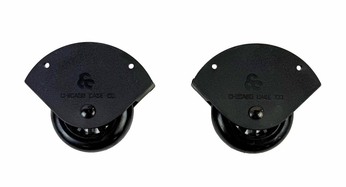 Black In-Line Wheel Kit - Chicago Case Company