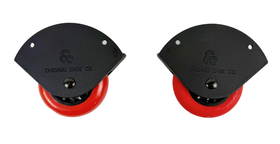 Red In-Line Wheel Kit - Chicago Case Company