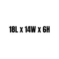PARKER ROTO RR1814-6-BLK-FF