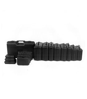 Blow Molded Foam-Filled Carrying Case 16 x 11 x 2.9in