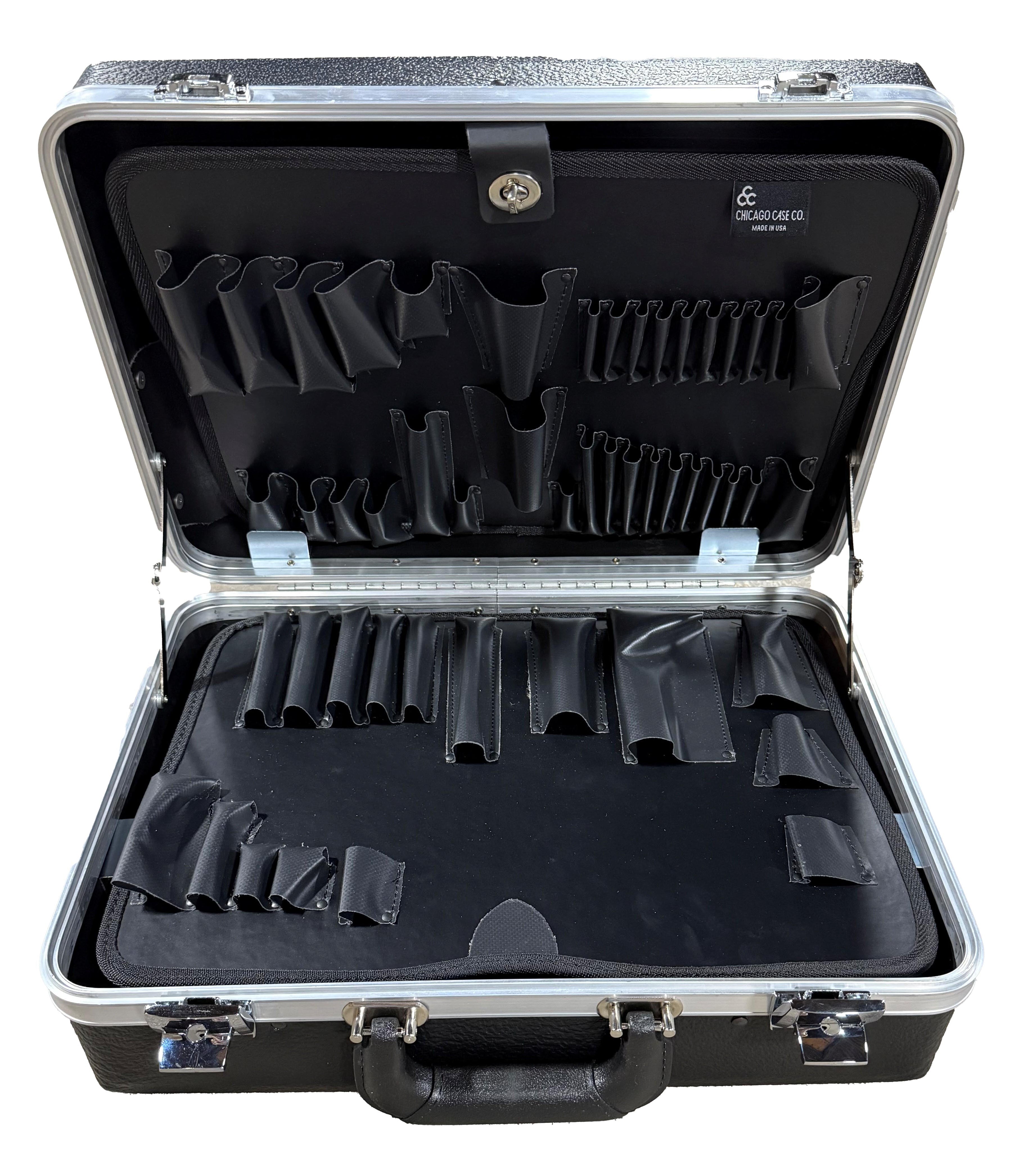 Heavy-Duty Tool Organizer Case | Dual Pallets & Keyed Locks 7.5