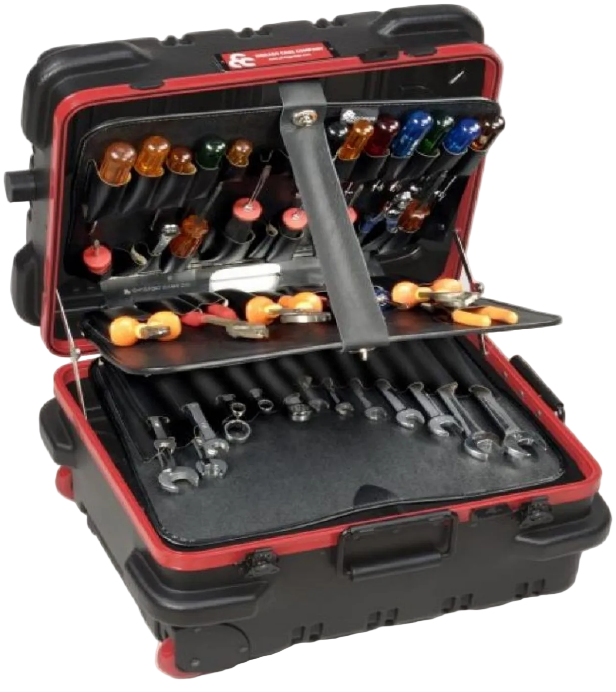 Redline Mechanical Hinged Military-Style Wheeled Tool Case