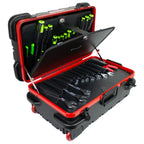 Military Style Rolling Tool Case with 3 Tool Pallet Organizers 95-8581