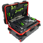 Military Style Rolling Tool Case with 3 Tool Pallet Organizers 95-8581