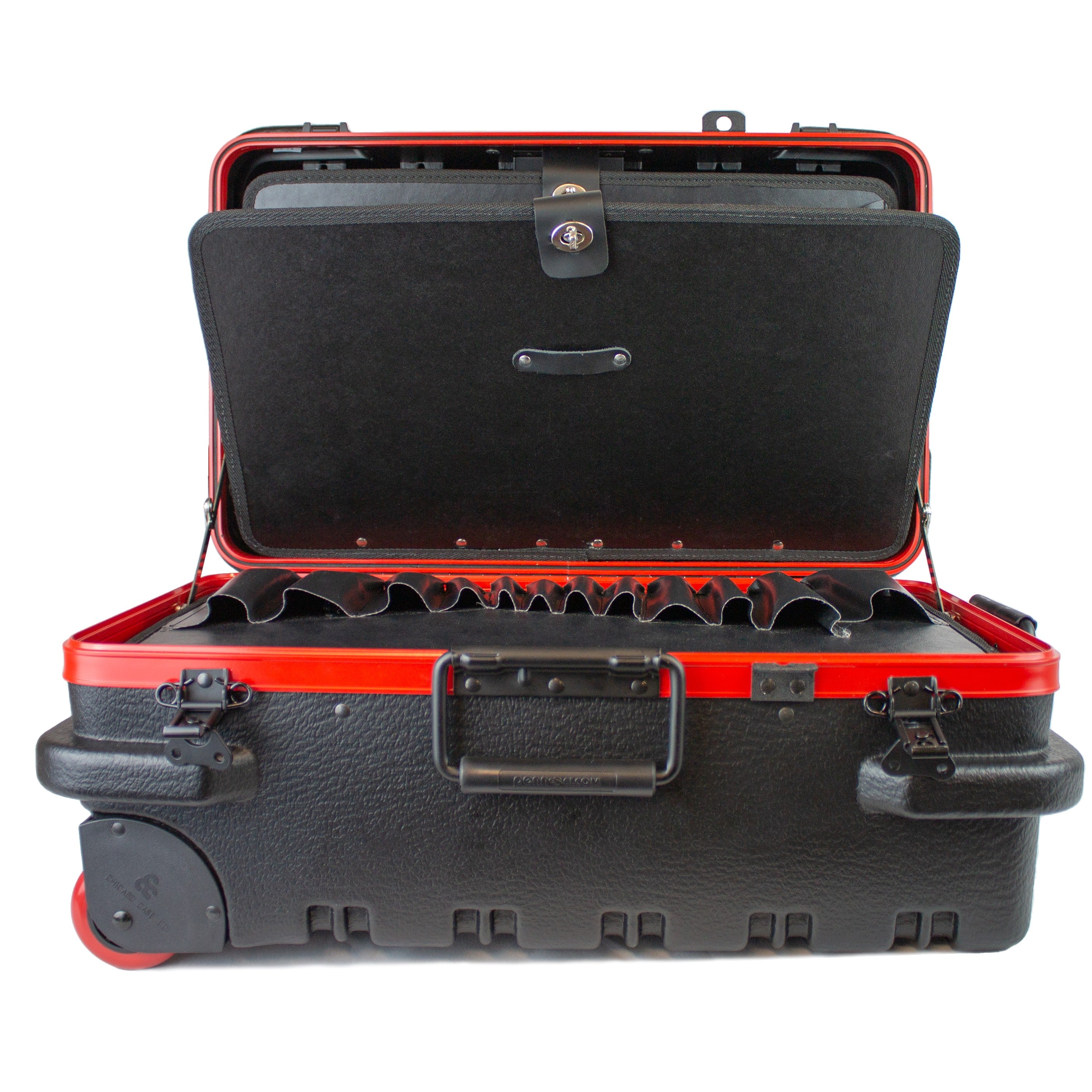 Military Style Rolling Tool Case with 3 Tool Pallet Organizers 95-8581