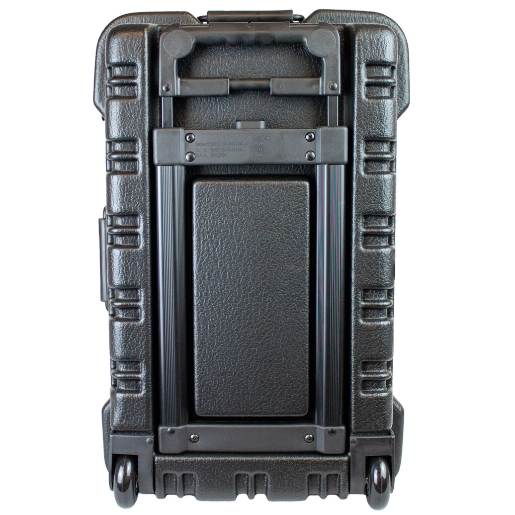 Military Style Rolling Tool Case with 3 Tool Pallet Organizers (Black) 95-8601