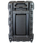 Military Style Rolling Tool Case with 3 Tool Pallet Organizers (Black) 95-8601