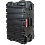 Military Style Rolling Tool Case with 3 Tool Pallet Organizers (Black) 95-8601