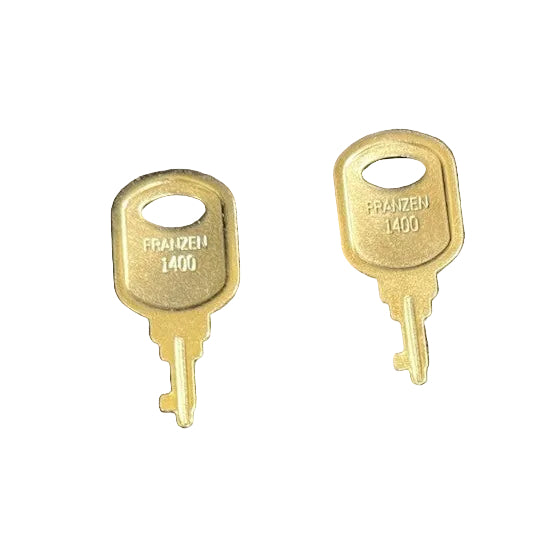 Keys to fit Lock numbers 61-6094 & 61-6075